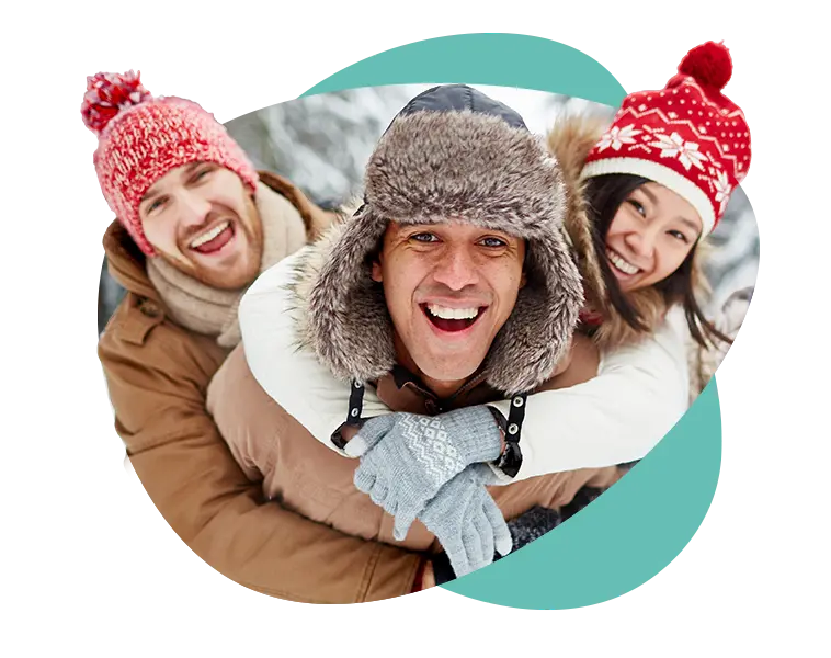 Family embracing outdoors to represent healthy family dynamics