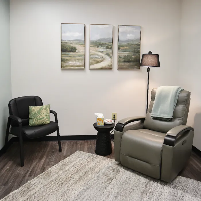 Spravato treatment room at Turnwell Mental Health of Alpharetta, GA